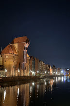 Gdańsk Żuraw Nocą