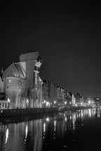 Gdańsk Żuraw Nocą