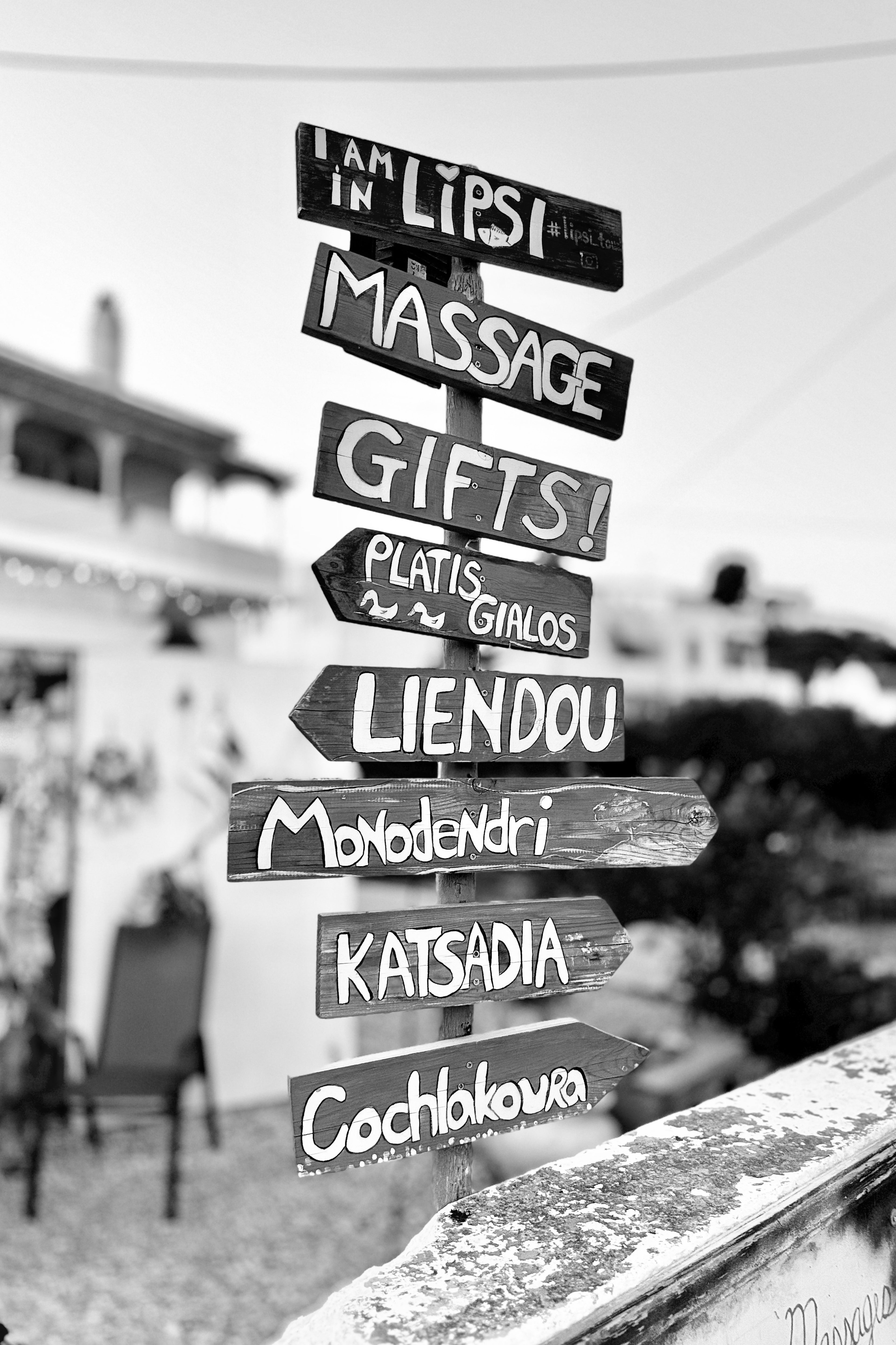 Kierunkowskaz w Lipsi