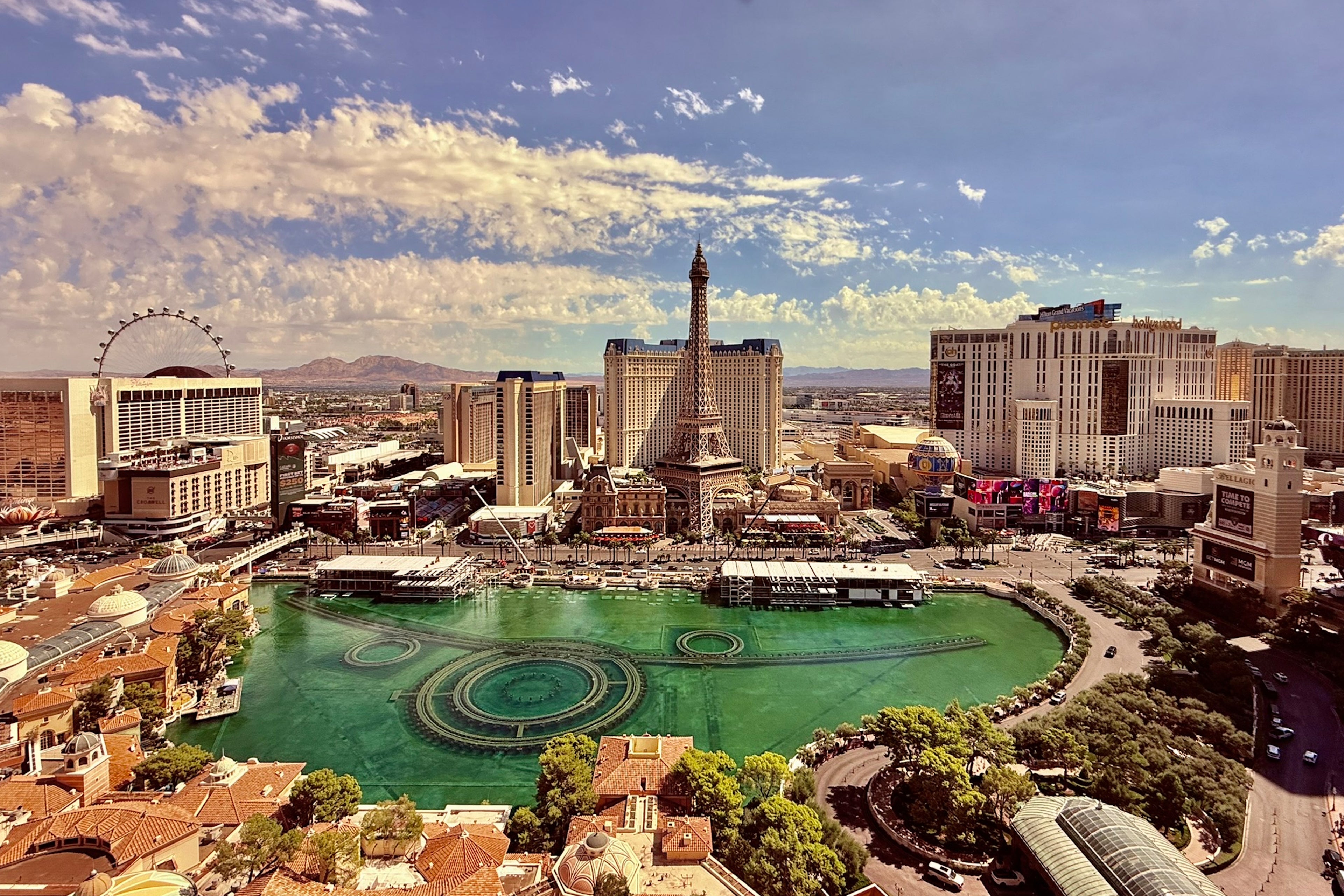 LV Fontanna Przed Bellagio