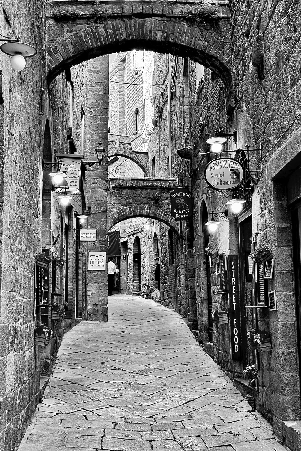 Uliczka w Volterra