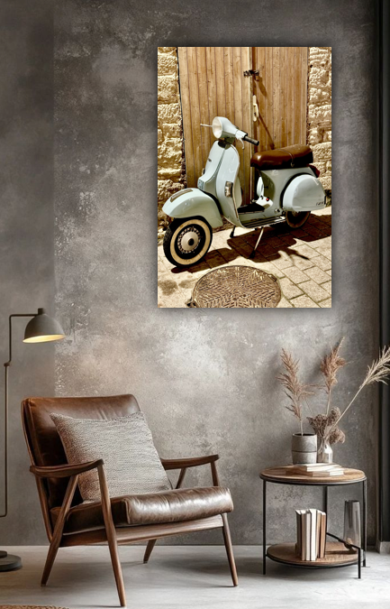 Pastelowa Vespa