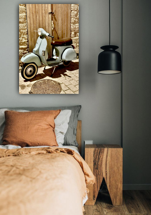 Pastelowa Vespa
