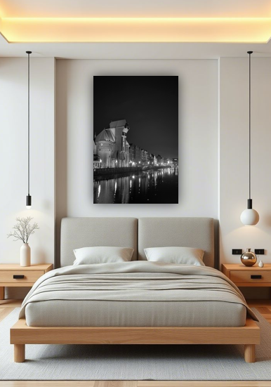 Gdańsk Żuraw Nocą