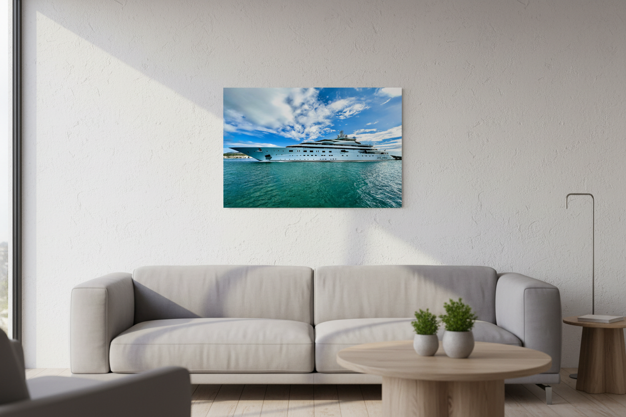 Sardynia Yacht - wizualizacja w salonie (wersja kolorowa)