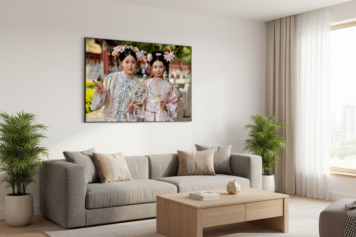 Imperial Garden - wizualizacja w salonie (wersja kolorowa)