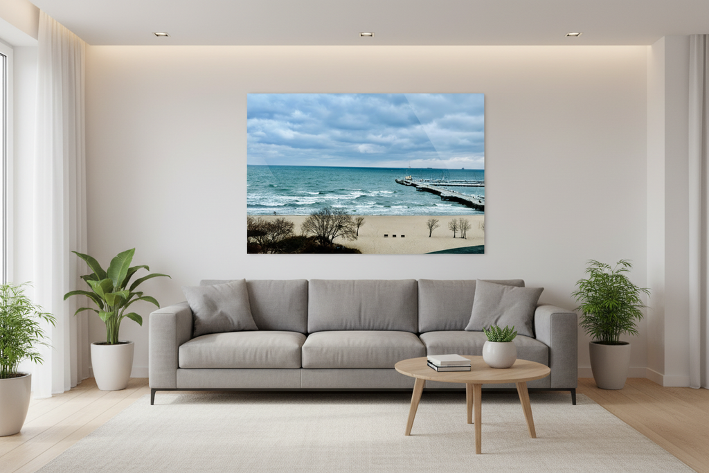 Sopot Obok Molo - wizualizacja w salonie (wersja kolorowa)