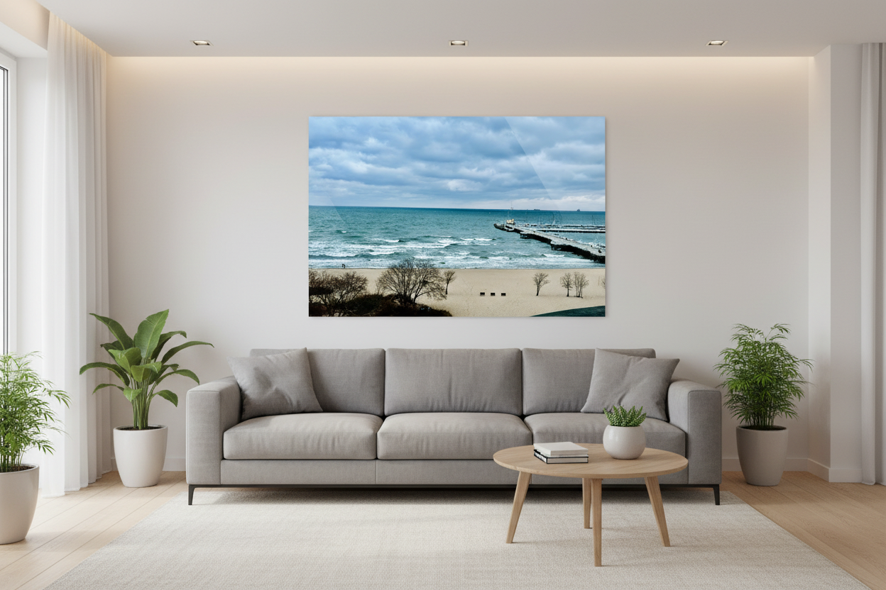 Sopot Obok Molo - wizualizacja w salonie (wersja kolorowa)